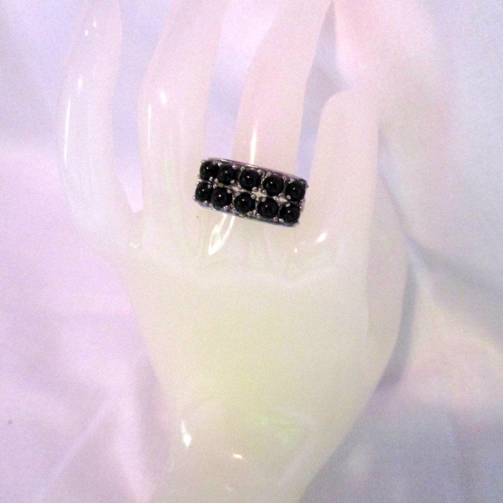 Black Onyx (Rnd) Ring